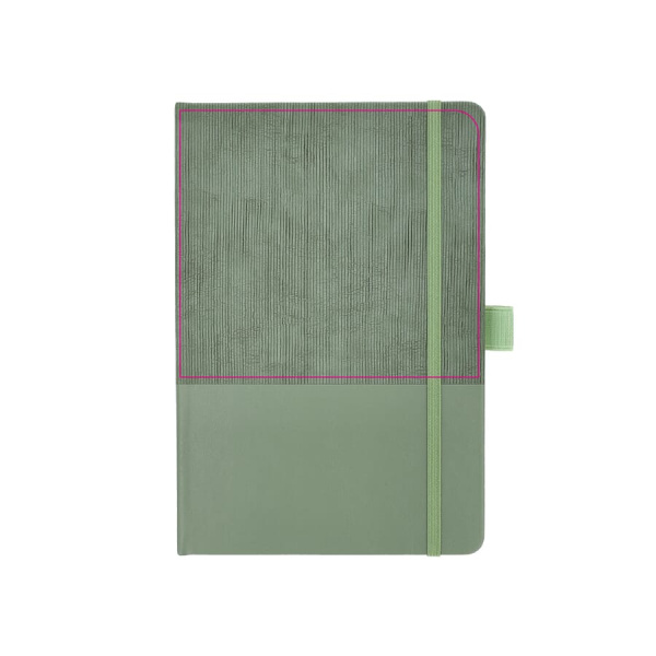 Muistikirja Thermo Leather A5: etupuoli yläosa