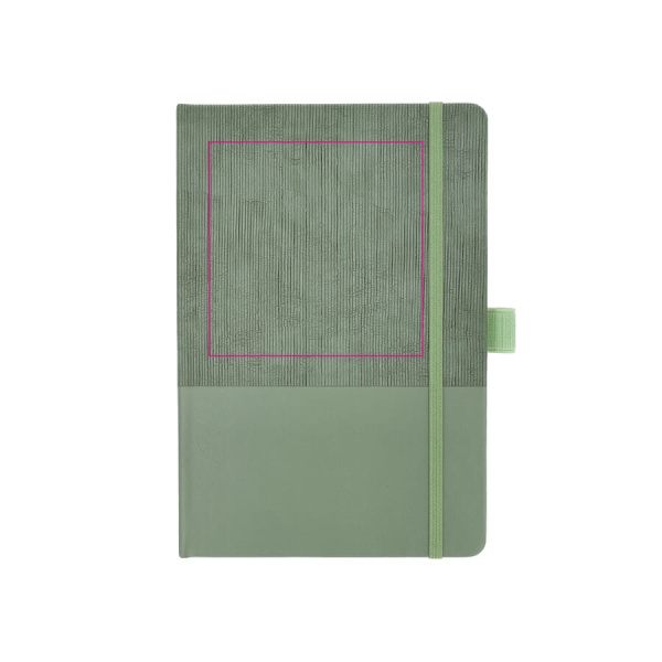Muistikirja Thermo Leather A5: etupuoli yläosa