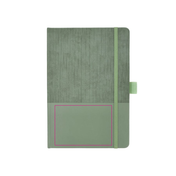 Muistikirja Thermo Leather A5: etu- ja alareuna