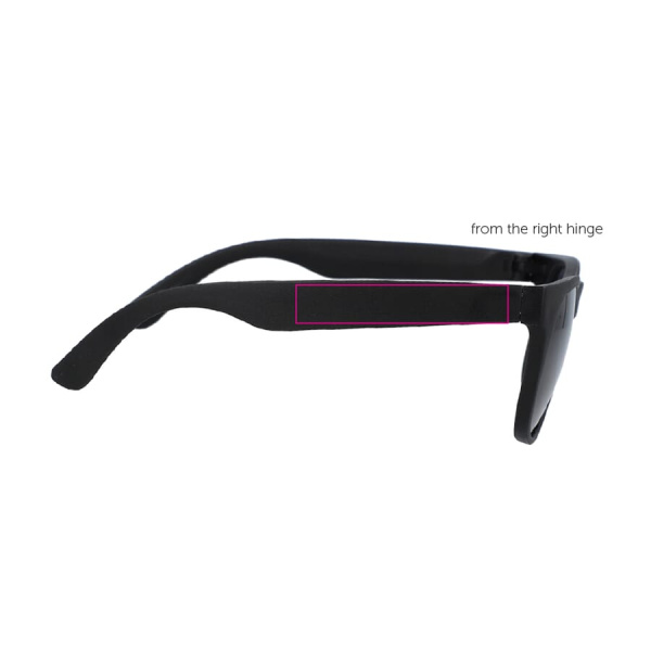Saulesbrilles Drew UV400: 1 cm no labās eņģes