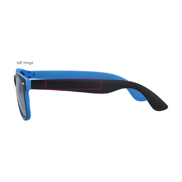 Sunglasses Tate mirror lens UV400: 1 cm from hinge on the left