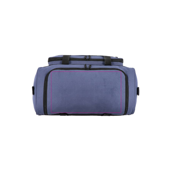 R-PET 600D spordi- ja reisikott 51 x 25 x 29 cm 37 L: klapi peal