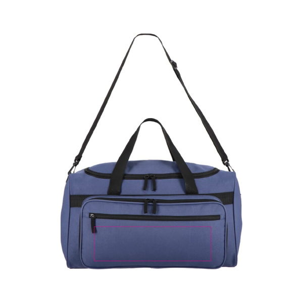 R-PET 600D spordi- ja reisikott 51 x 25 x 29 cm 37 L: esisel sahtlis