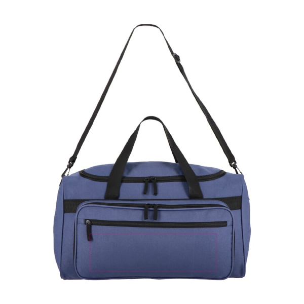 R-PET 600D spordi- ja reisikott 51 x 25 x 29 cm 37 L: esisel sahtlis