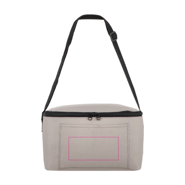 R-PET 600D 6-pack kylväskan 25 x 14,5 x 15,5 cm 5 L: på det främre facket