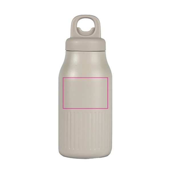 Sagaform Truls tērauda pudele ar ērtu, klikšķināmu vāciņu (pārstrādāta) 500 ml: 1. puse augšpusē