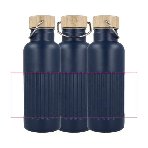 Recycled Stainless steel Thermo bottle 500 ml: all over bottom