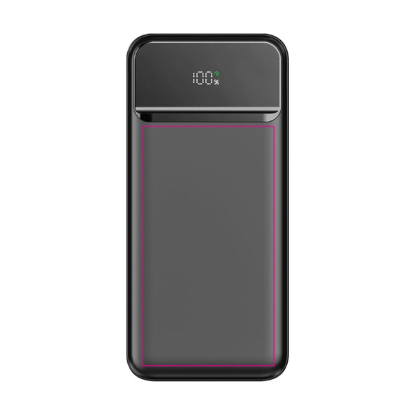 „Nolu“ išorinė baterija su LED ekranu, 20000 mAh: viršutinė pusė