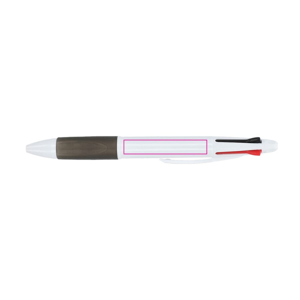 4 Colour pen with grip: 270° from the clip
