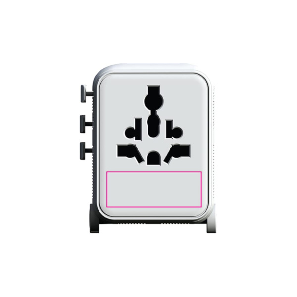 Xoopar Luggie GaN World Travel Adapter Trolley: Framsida