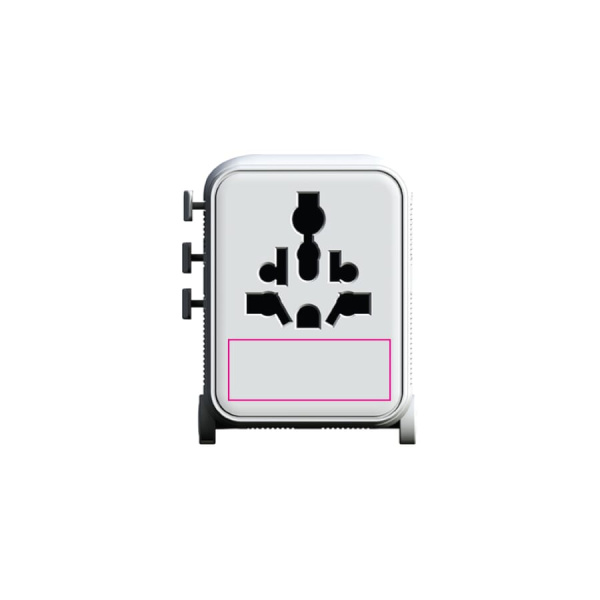 Xoopar Luggie GaN World Travel Adapter Trolley: Framsida