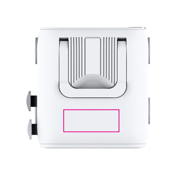 Xoopar Luggie GaN World Travel Adapter Trolley: ovansida