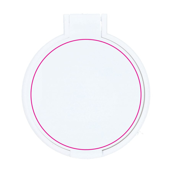 Small compact mirror Charm: top side