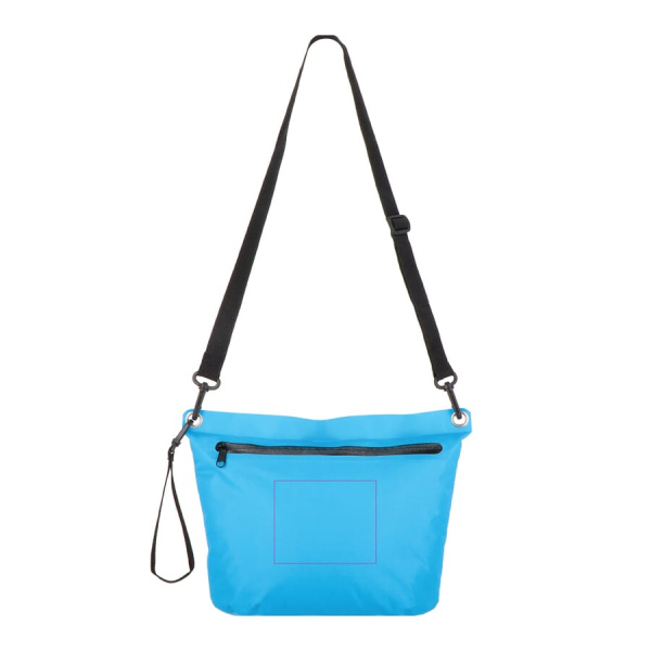 Vedenkestävä ripstop-olkalaukku 33 x 23 x 13 cm: Etupuoli