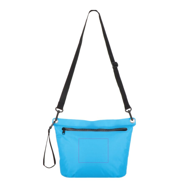 Vedenkestävä ripstop-olkalaukku 33 x 23 x 13 cm: Etupuoli