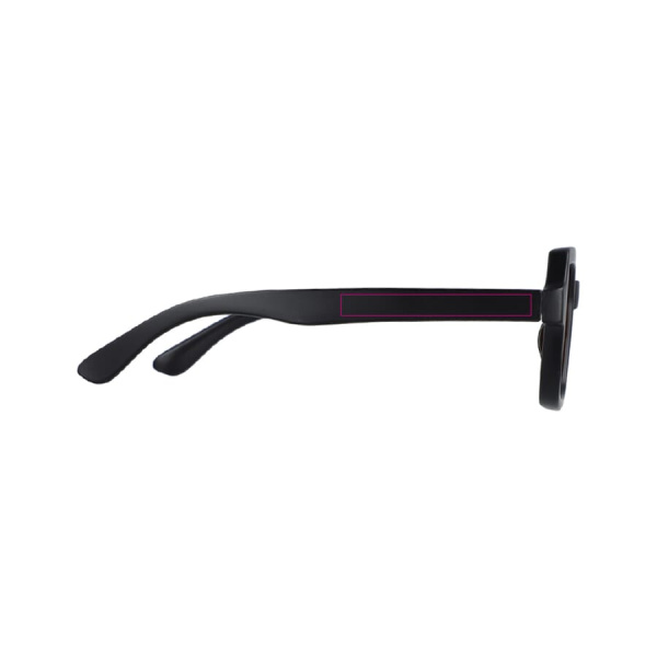 Lars saulesbrilles UV400: 1 cm no labās eņģes