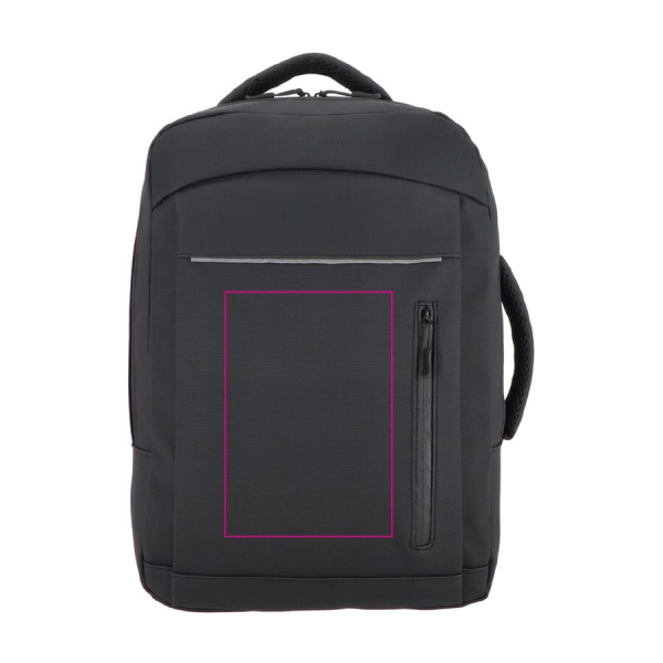 PU Osaka Laptop Backpack 30 x 14 x 42 cm 15L: On the pocket