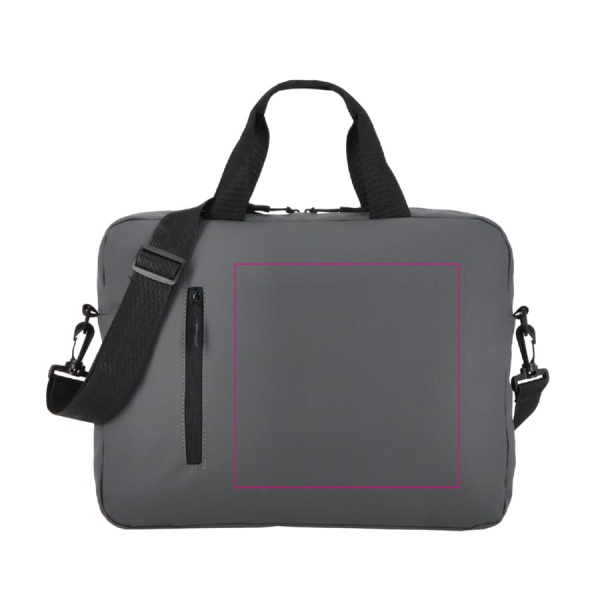SoMa Laptop Messenger Bag i PU, 28 x 38 x 5 cm: Framsida