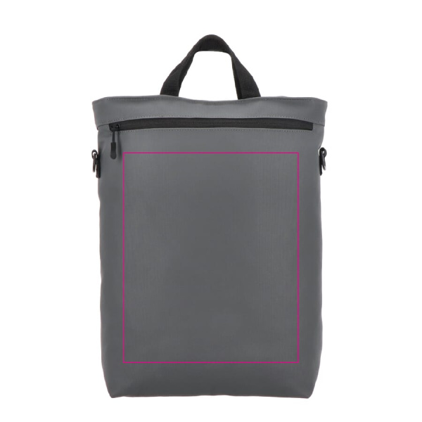 PU Kyiv Laptop Backpack 28 x 42 x 12.5 cm: side 1