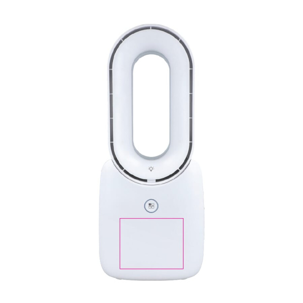 inSideOut Bladeless Brislux fläkt med LED-belysning: Framsida
