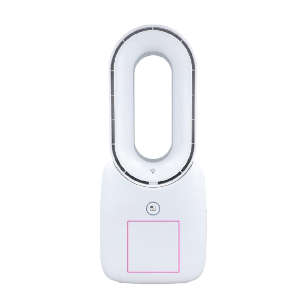 inSideOut Bladeless Brislux fläkt med LED-belysning: Framsida