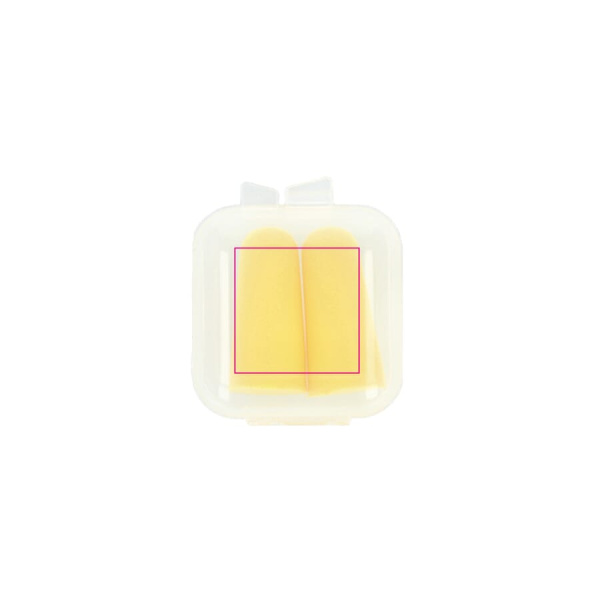 PU Foam Earplugs EN 352-2 SNR 37 dB: top side