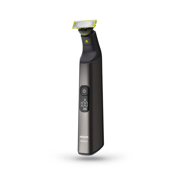 QP6652/61 Philips OneBlade Pro 360 näo- ja kehatrimmer: ülemine sisse- ja väljalülitusnupp