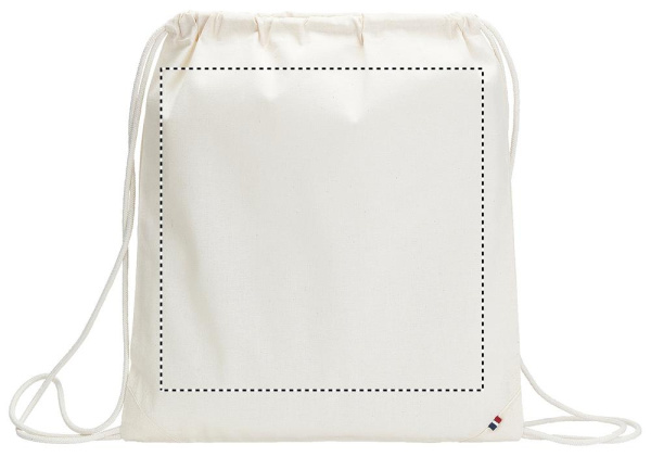 CÔME DRAWSTRING BACKPACK: FRONT