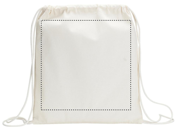 CÔME DRAWSTRING BACKPACK: BACK