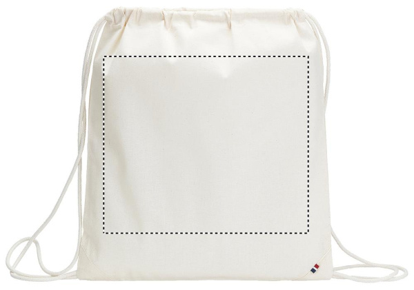 CÔME DRAWSTRING BACKPACK: FRONT TD