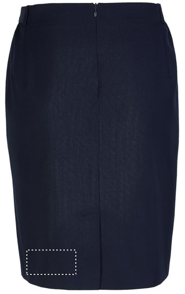 CONSTANCE STRAIGHT SKIRT: HINTEN LINKS