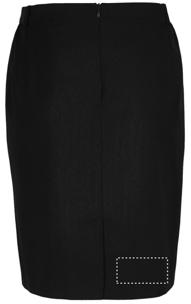 CONSTANCE STRAIGHT SKIRT: HINTEN RECHTS
