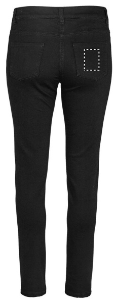 GASPARD MOTERIŠKI SLIM FIT DŽINSAI: KIŠENĖ DEŠINĖJE