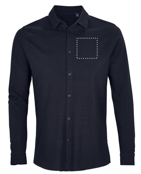BASILE MEN SHIRT: BRUST LINKS