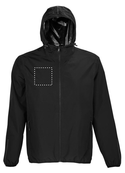 ANDREA UNISEX WINDBREAKER: RECHTE BRUST