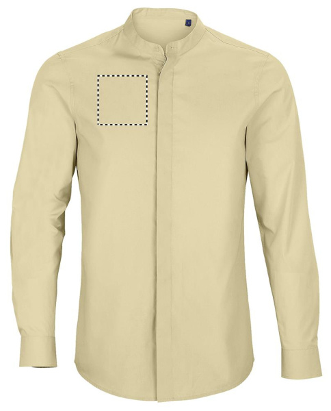 BART MEN MAO COLLAR SHIRT: RECHTE BRUST