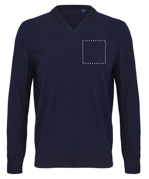 SULLIVAN MEN V-NECK SWEATER: BRUST