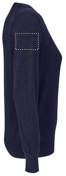 SULLIVAN WOMEN SWEATER: ARM RECHTS