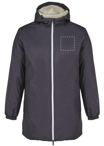ASTRA WARM UNISEX PARKA: BRUST LINKS