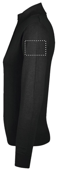 GORDON WOMEN ZIP CARDIGAN: LINKER ARM