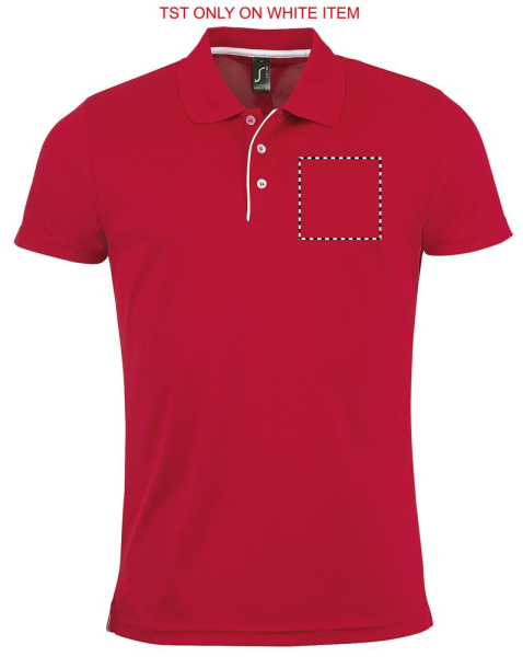 PERFORMER MEN SPORT POLO: BRUST