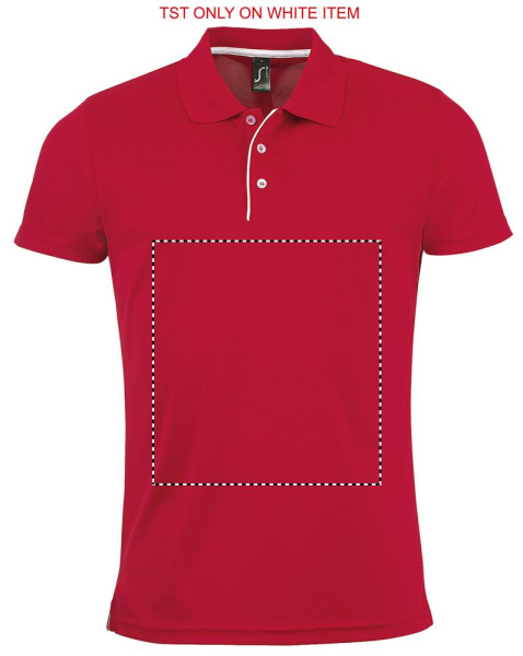 PERFORMER MEN SPORT POLO: FRONT