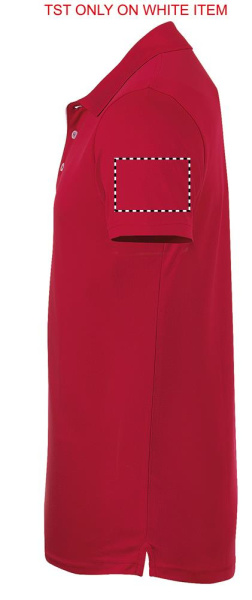 PERFORMER MEN SPORT POLO: LINKER ARM