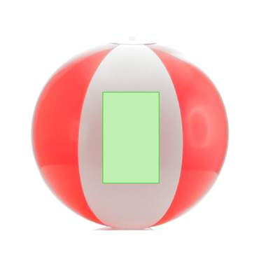 Beach Ball Zeusty, ORANGE: In a panel