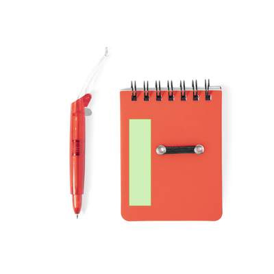 Mini Notebook Duxo, BLACK: On the cover, left