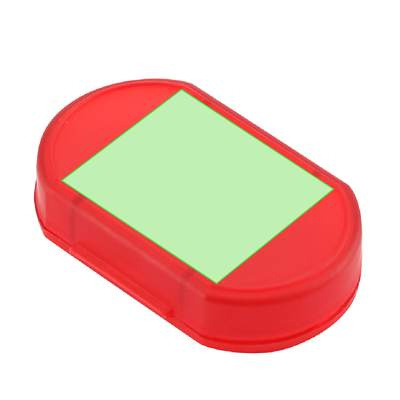 Tablettask Trizone, Blå: På locket