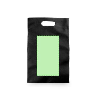 Tasche Desmond, Schwarz: Eine zentrierende Fläche