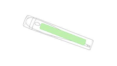 Digitales Thermometer Kelvin, Weiss: Im Holster