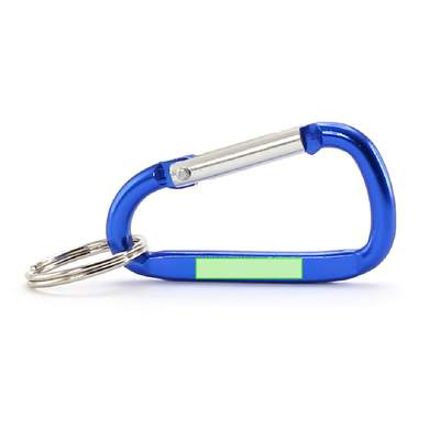 Carabiner Zoko, BLUE: In the flat part of the carabiner