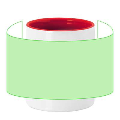 Sublimationsbecher Harnet, Rosa: Rund um den Becher